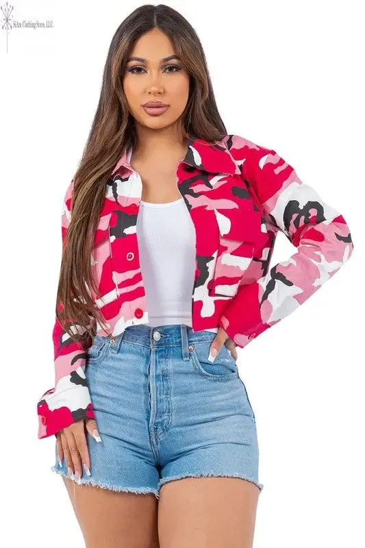 Women's Cropped Jacket Long sleeves