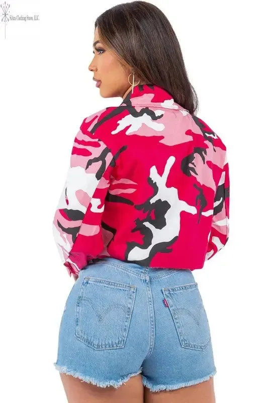 Women's Cropped Jacket Long sleeves