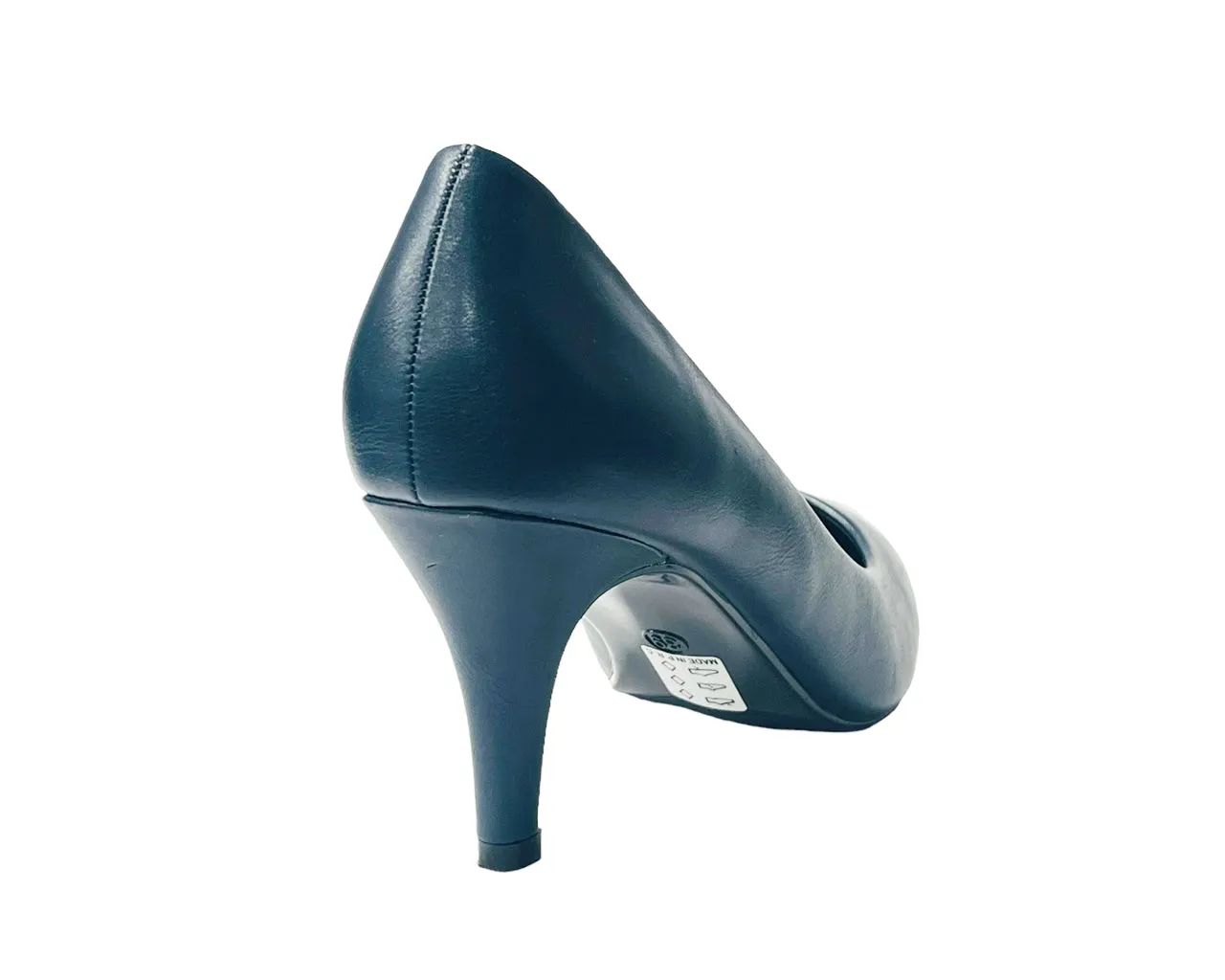 Women's Faux Leather Stiletto Heel Court Shoes